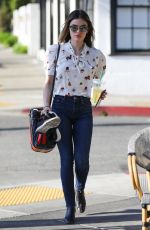 LUCY HALE Out for a Tea in Los Angeles 04/03/2018