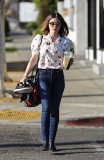 LUCY HALE Out for a Tea in Los Angeles 04/03/2018