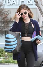 LUCY HALE Shopping at AT&T Store in Los Angeles 04/07/2018