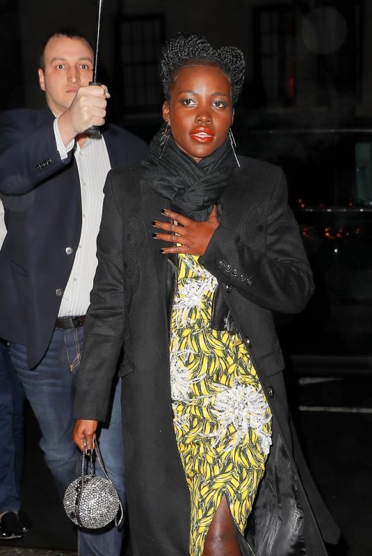 LUPITA NYONG’O Night Out in New York 04/04/2018