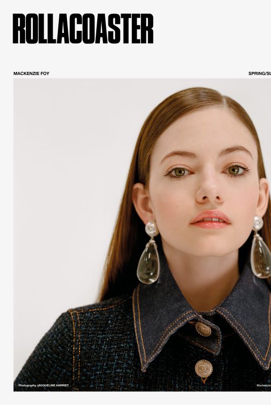 MACKENZIE FOY for Rollacoaster Magazine, Spring/Summer 2018