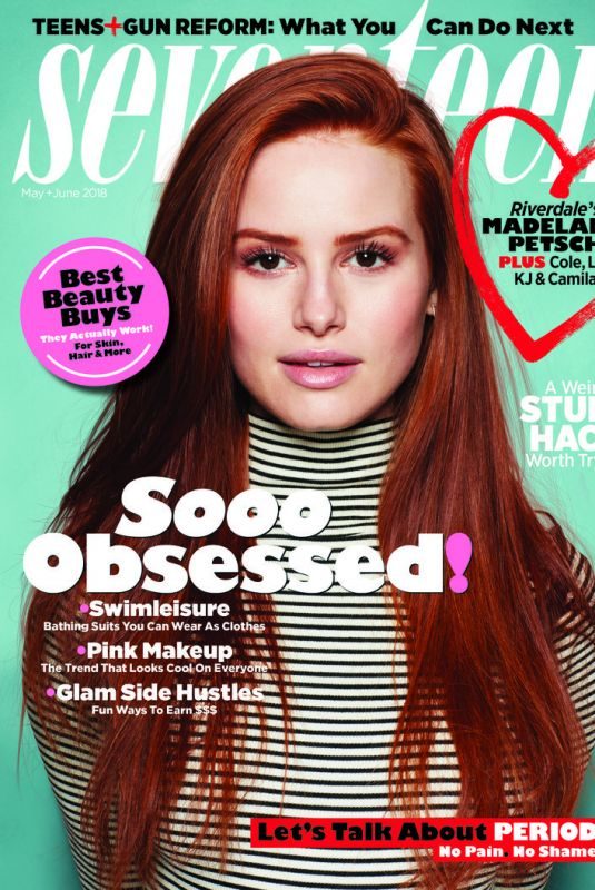 MADELAINE PETSCH on the Cover of Seventeen Magazine, May/June 2018