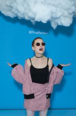 MADELAINE PETSCH Promotes Her New Capsule Collection for Prive Revaux in New York 04/06/2018