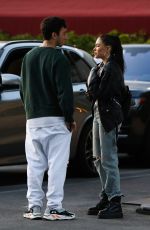 MADISON BEER and Zack Bia Out for Dinner in Los Angeles 04/03/2018