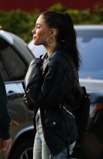MADISON BEER and Zack Bia Out for Dinner in Los Angeles 04/03/2018