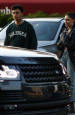 MADISON BEER and Zack Bia Out for Dinner in Los Angeles 04/03/2018