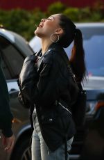 MADISON BEER and Zack Bia Out for Dinner in Los Angeles 04/03/2018