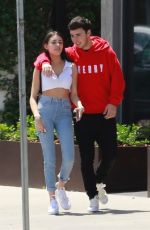 MADISON BEER and Zack Bia Out for Lunch in Los Angeles 04/21/2018