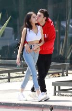 MADISON BEER and Zack Bia Out for Lunch in Los Angeles 04/21/2018
