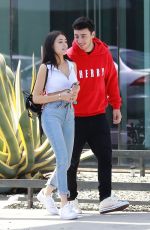 MADISON BEER and Zack Bia Out for Lunch in Los Angeles 04/21/2018