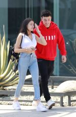 MADISON BEER and Zack Bia Out for Lunch in Los Angeles 04/21/2018