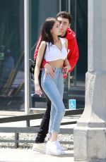 MADISON BEER and Zack Bia Out for Lunch in Los Angeles 04/21/2018