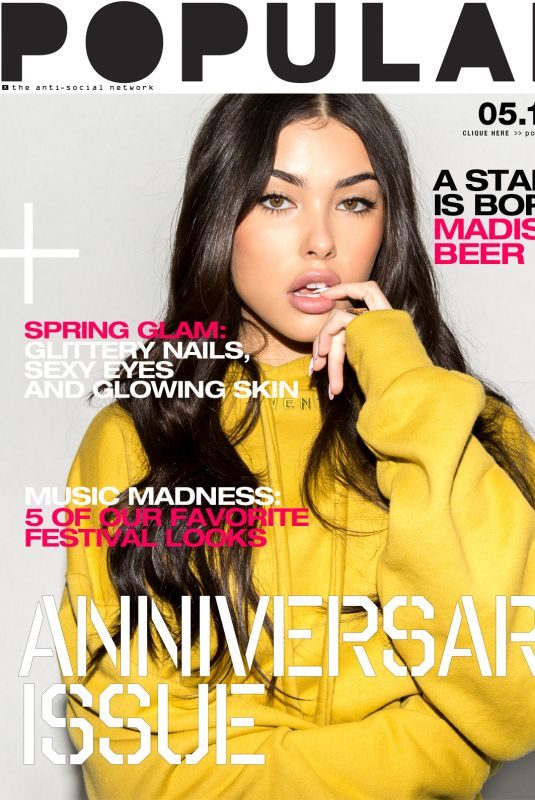 MADISON BEER in PopularTV, May 2018 Issue
