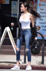 MADISON BEER in Ripped Jeans Out in West Hollywood 04/06/2018