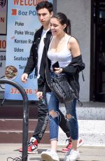 MADISON BEER in Ripped Jeans Out in West Hollywood 04/06/2018