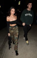 MADISON BEER Out for Dinner at Giorgio Baldi in Los Angeles 04/17/2018