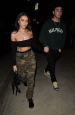 MADISON BEER Out for Dinner at Giorgio Baldi in Los Angeles 04/17/2018