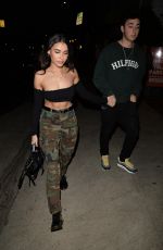MADISON BEER Out for Dinner at Giorgio Baldi in Los Angeles 04/17/2018