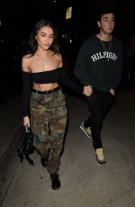 MADISON BEER Out for Dinner at Giorgio Baldi in Los Angeles 04/17/2018