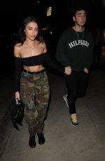 MADISON BEER Out for Dinner at Giorgio Baldi in Los Angeles 04/17/2018