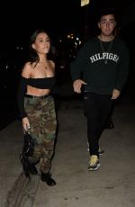 MADISON BEER Out for Dinner at Giorgio Baldi in Los Angeles 04/17/2018
