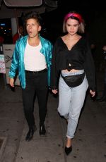 MAIA MITCHEL at Delilah Restaurant in West Hollywood 04/15/2018