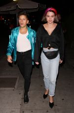 MAIA MITCHEL at Delilah Restaurant in West Hollywood 04/15/2018