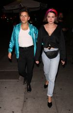 MAIA MITCHEL at Delilah Restaurant in West Hollywood 04/15/2018