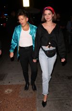 MAIA MITCHEL at Delilah Restaurant in West Hollywood 04/15/2018