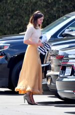 MANDY MOORE Heading to a Studio in Los Angeles 04/29/2018