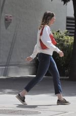 MANDY MOORE Leaves VCA Animal Hospital in Los Angeles 04/08/2018