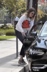 MANDY MOORE Leaves VCA Animal Hospital in Los Angeles 04/08/2018