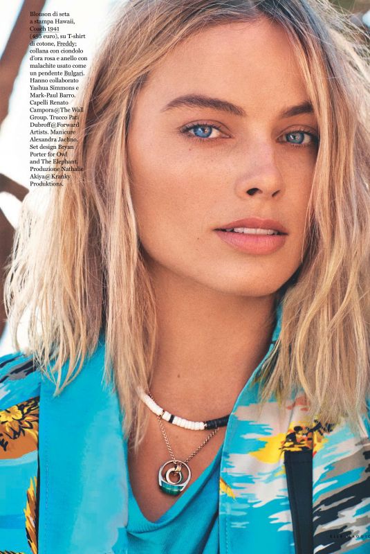 MARGOT ROBBIE in Elle Magazine, Italy May 2018 Issue