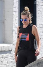 MARGOT ROBBIE Leaves a Gym in Los Angeles 04/17/2018