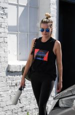 MARGOT ROBBIE Leaves a Gym in Los Angeles 04/17/2018