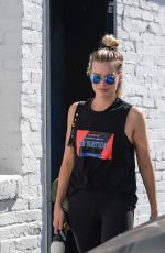 MARGOT ROBBIE Leaves a Gym in Los Angeles 04/17/2018