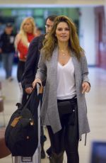 MARIA MENOUNOS at Louis Armstrong International Airport in Louisiana 04/05/2018