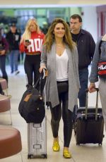 MARIA MENOUNOS at Louis Armstrong International Airport in Louisiana 04/05/2018