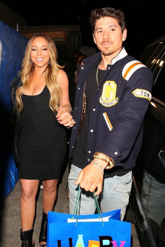MARIAH CAREY Leaves Mastro’s Restaurant in Beverly Hills 04/11/2018