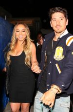 MARIAH CAREY Leaves Mastro