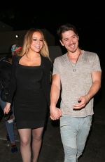 MARIAH CAREY Leaves Mastros Restaurant in Beverly Hills 04/24/2018