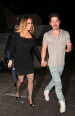 MARIAH CAREY Leaves Mastros Restaurant in Beverly Hills 04/24/2018
