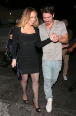 MARIAH CAREY Leaves Mastros Restaurant in Beverly Hills 04/24/2018