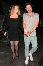 MARIAH CAREY Leaves Mastros Restaurant in Beverly Hills 04/24/2018