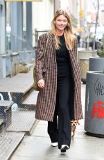 MARTHA HUNT Out with Her Dog in New York 04/11/2018