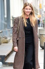 MARTHA HUNT Out with Her Dog in New York 04/11/2018