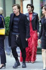 MARY ELIZABETH WINSTEAD and Ewan McGregor Leaves Their Hotel in New York 04/23/2018