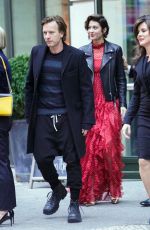 MARY ELIZABETH WINSTEAD and Ewan McGregor Leaves Their Hotel in New York 04/23/2018