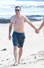 MEGAN FOX in Bikini on the Beach in Kailua-Kona 04/04/2018
