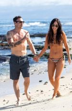MEGAN FOX in Bikini on the Beach in Kailua-Kona 04/04/2018